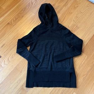 Smartwool intraknit merino sport fleece pullover size small black